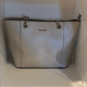Calvin Klein Marybelle Saffiano Leather Tote Bag